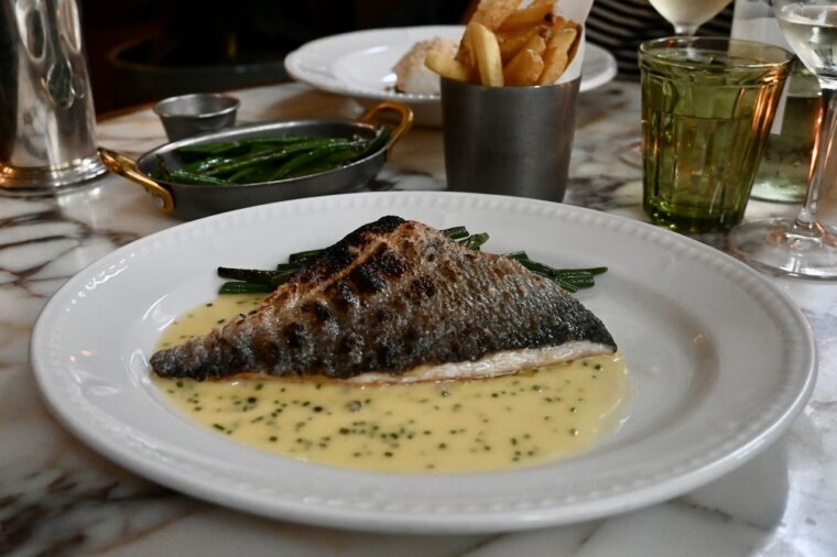 Chargrilled Sea Bream at Nessa Soho
