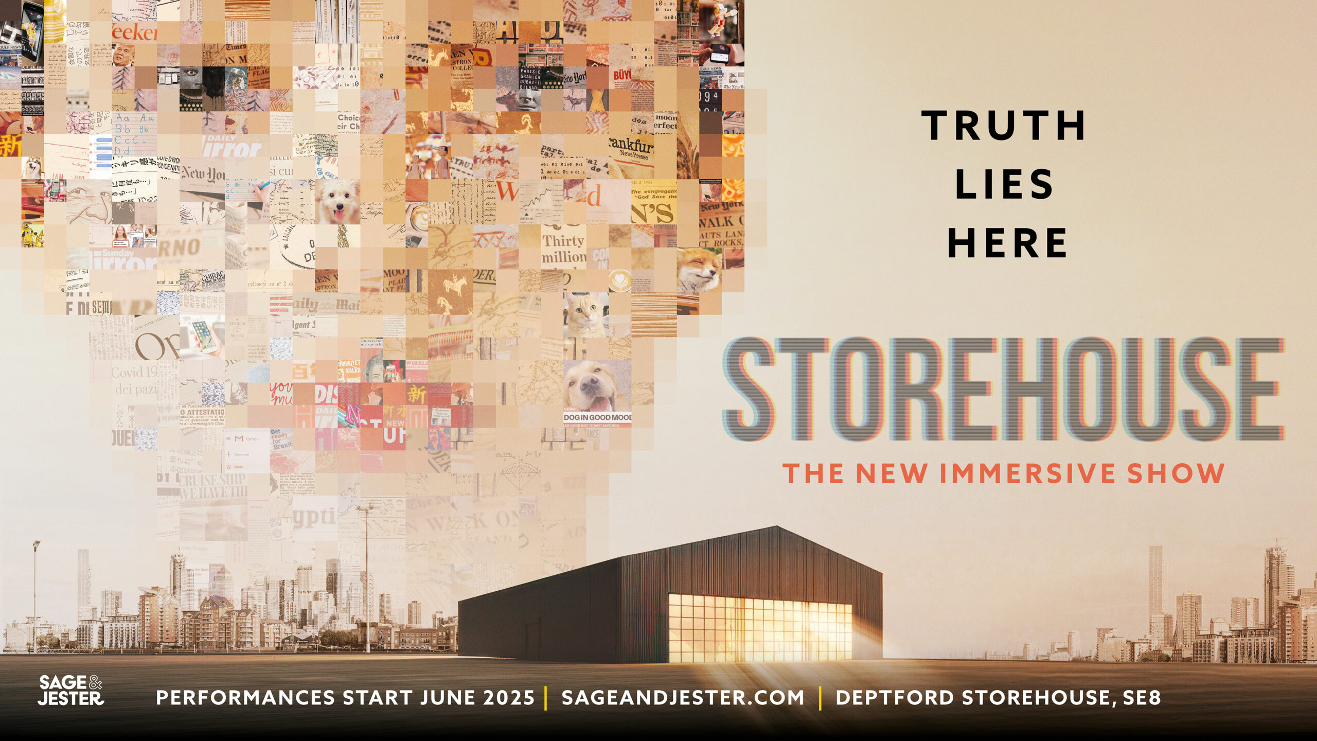 Storehouse the immersive show at Depford...