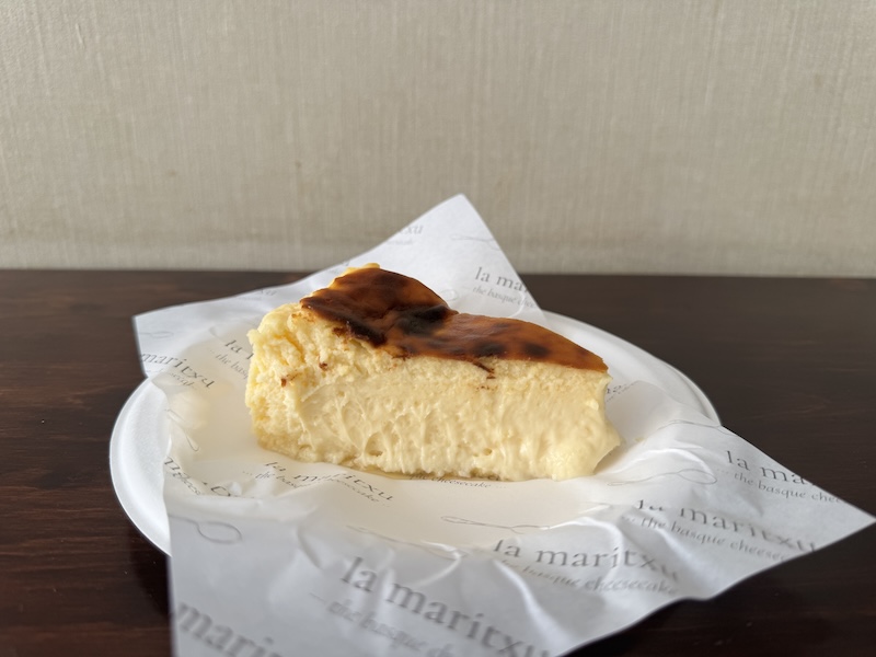 connaught village la maritxu basque cheesecake