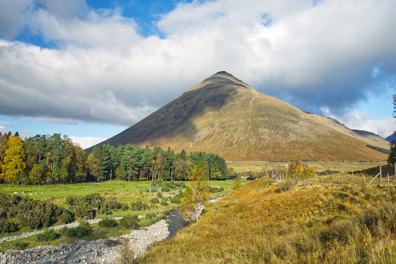 mountain in the sottish highlands as part of an NC500 itinerary 